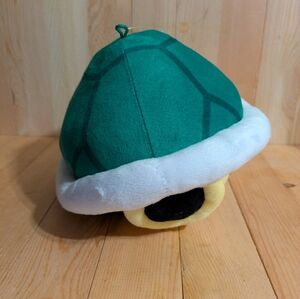 mario Kart Green Turtle Shell Plush for Reptile Pets